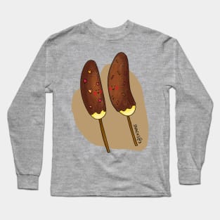 A pair of Choco Banana Long Sleeve T-Shirt